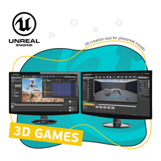 Unreal Engine 4. Игровой движок - КИБЕРшкола программирования для детей, компьютерные курсы для школьников, начинающих и подростков - KIBERone г. Лесной Городок