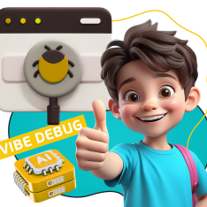 Тестирование & Vibe Debug. Охотники за багами - КИБЕРшкола программирования для детей, компьютерные курсы для школьников, начинающих и подростков - KIBERone г. Лесной Городок