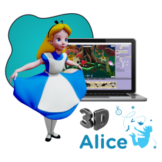 Alice 3d - КИБЕРшкола программирования для детей, компьютерные курсы для школьников, начинающих и подростков - KIBERone г. Лесной Городок