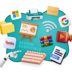 Цифровая база для школьника - КИБЕРшкола программирования для детей, компьютерные курсы для школьников, начинающих и подростков - KIBERone г. Лесной Городок