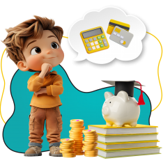 Финансовый интеллект вместе KIBERone - КИБЕРшкола программирования для детей, компьютерные курсы для школьников, начинающих и подростков - KIBERone г. Лесной Городок