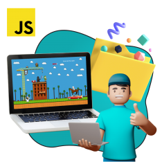 Программирование на JavaScript. Учимся создавать игры! - КИБЕРшкола программирования для детей, компьютерные курсы для школьников, начинающих и подростков - KIBERone г. Лесной Городок