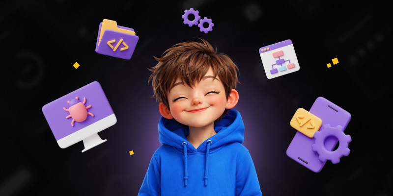 Идеальный сайт с нуля: код, дизайн и AI-помощник - КИБЕРшкола программирования для детей, компьютерные курсы для школьников, начинающих и подростков - KIBERone г. Лесной Городок